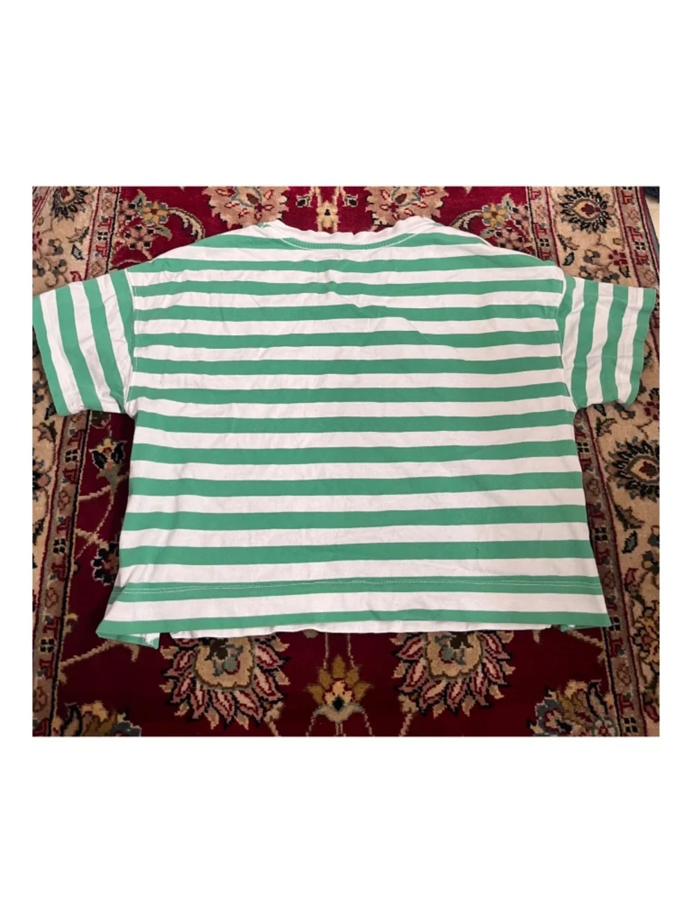Cropped Stripe Old Navy Tee